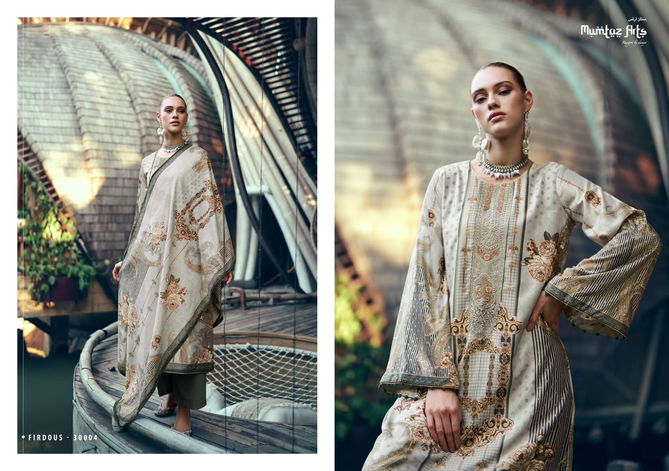 Firdous By Mumtaz Art Velvet Embroidery Dress Material